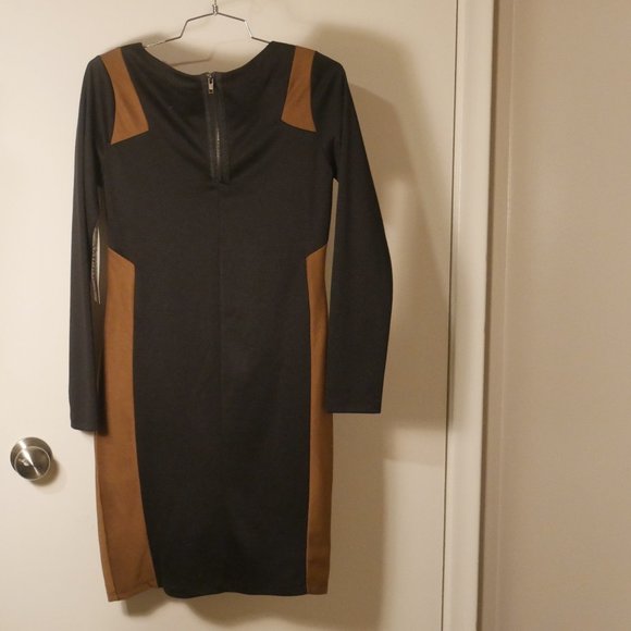 Dress by Backless. Black and Brown sz L - Picture 2 of 2